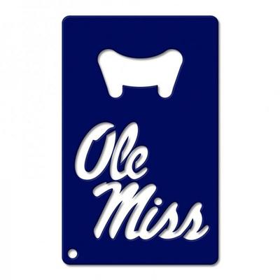 OLE MISS CREDIT CARD BOTTLE OPENER