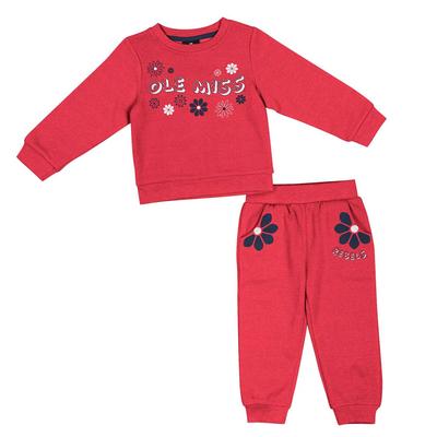 OLE MISS TODDLER FLOWER POWER FLEECE SET