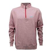 OLE MISS END ON END TRIM QTR ZIP PULLOVER