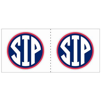 2 PK 2 INCH EXTRA DURABLE LAMINATED VINYL SIP DECAL