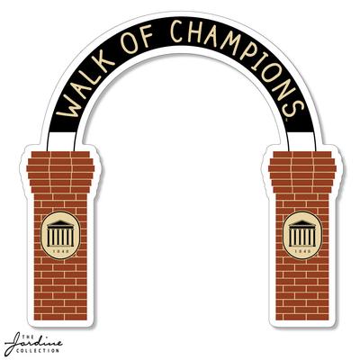 3.5 INCH WALK OF CHAMPIONS DECAL