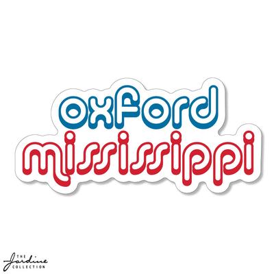 2 INCH OXFORD MS TEXTURED STICKER