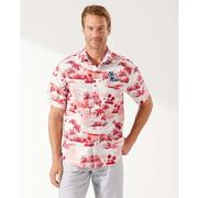 OLE MISS SPORT TROPICAL HORIZON SS CAMP SHIRT