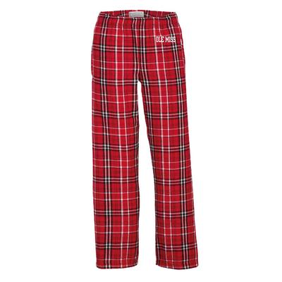 YOUTH OLE MISS POLY FLANNEL PANT