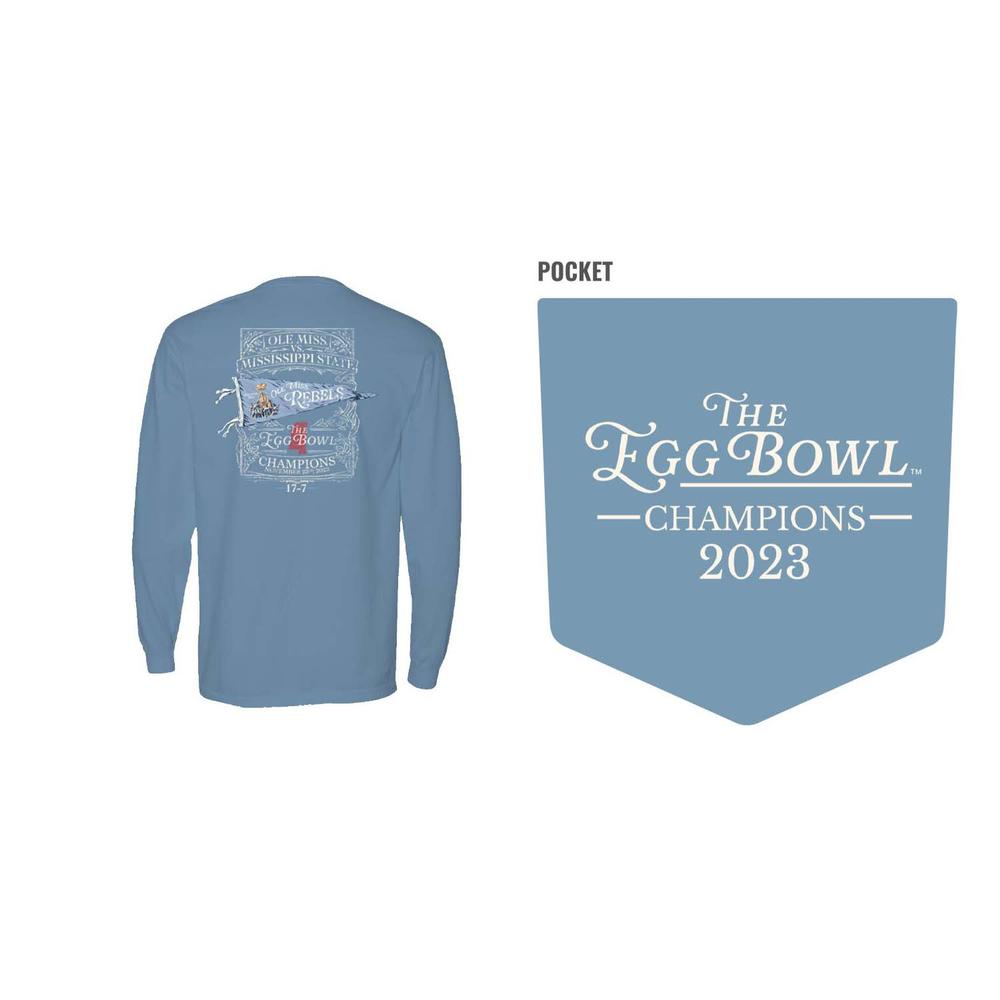 CLEARANCE LS OLE MISS EGG BOWL SCORE TSHIRT