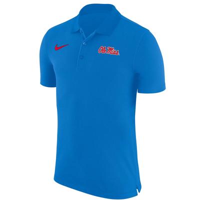 OLE MISS NIKE SIDELINE WOVEN COACH POLO