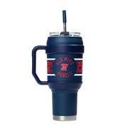 OLE MISS 40OZ NAVY STAINLESS STEEL TUMBLER