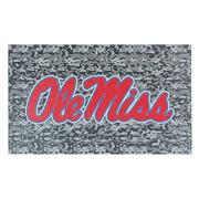CAMO PATTERN 3X5 FOOT OLE MISS FLAG WITH GROMMETS