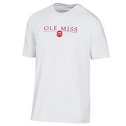 SS OLE MISS LYCEUM SOFT TEE: WHITE