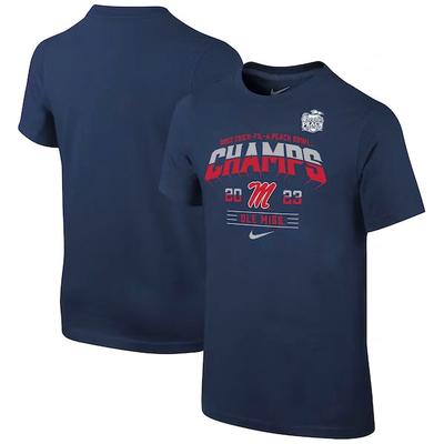 YOUTH OLE MISS PEACH BOWL CHAMPIONS LOCKER ROOM TEE