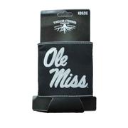 12OZ OLE MISS FAUX LEATHER COOZIE