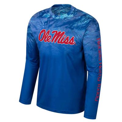 LS OLE MISS RT ERIE TEE BLUE