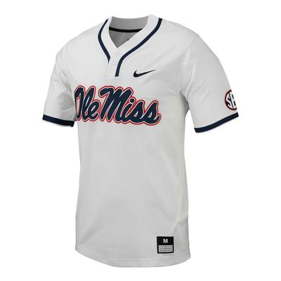 OLE MISS UNISEX 2 BUTTON REPLICA SOFTBALL JERSEY