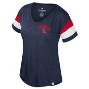 SS REBELS OLE MISS DELACROIX VNECK TEE