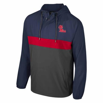 OLE MISS WILKES PACKABLE ANORAK JACKET