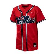 YOUTH FULL BUTTON REPLICA BASEBALL JERSEY