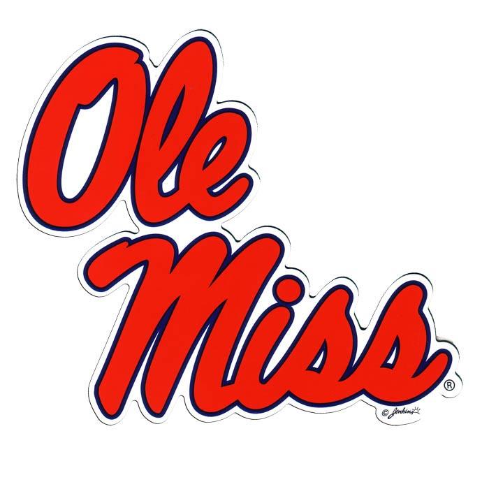 OLE MISS 2-PACK CAR MAGNETS