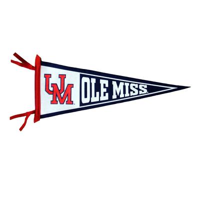 9X24 UM OLE MISS PENNANT