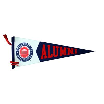 OLE MISS ALUMNI 9X26 2 PIECE FLOCK PLUS PENNANT