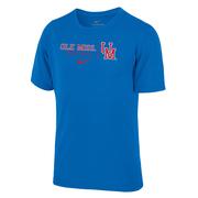 SS BOYS OLE MISS BASEBALL UM LEGEND TEE