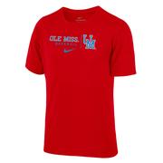 SS BOYS OLE MISS BASEBALL UM LEGEND TEE