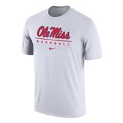 SS OLE MISS BASEBALL DRI-FIT COTTON TEE