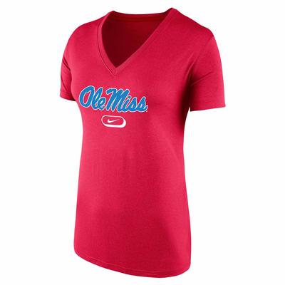 SS SCRIPT OLE MISS LEGEND VNECK TEE