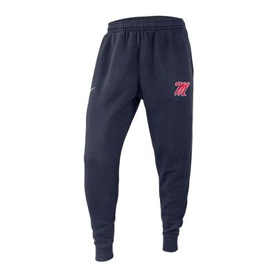 OLE MISS NIKE SIDELINE CLUB FLEECE JOGGER