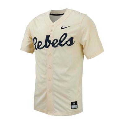 YOUTH REBELS FULL BUTTON REPLICA BASEBALL JERSEY