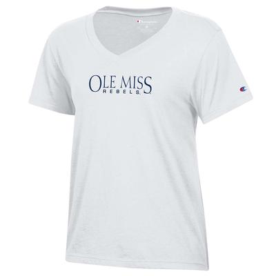 SS OLE MISS REBELS VNECK CORE TEE