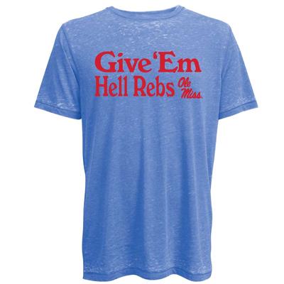 SS GIVE EM HELL REBS OLE MISS LIFEGUARD TEE