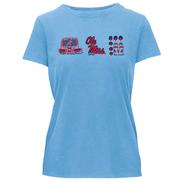 SS VAUGHT OLE MISS GROVE ESSENTIALS TEE