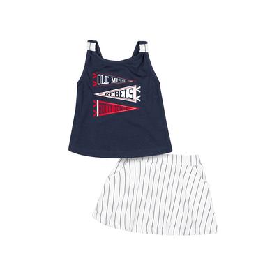 OLE MISS GIRLS HARRINGTON TANK AND SKORT SET