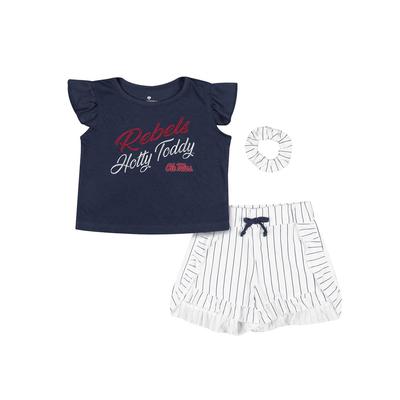 OLE MISS HARRINGTON SHORT AND TEE SET