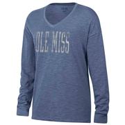 LS DISTRESSED BLOCK OLE MISS SUNDAY SLUB TEE