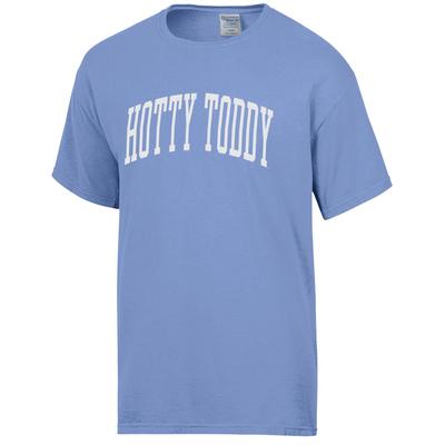 SS ARCHED HOTTY TODDY SUEDE PUFF COMFORT WASH TEE PORCH_BLUE