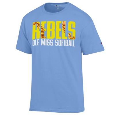 SS REBELS OLE MISS SOFTBALL TEE