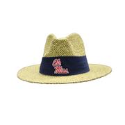 OLE MISS ANGLER UPF SAFARI STRAW HAT