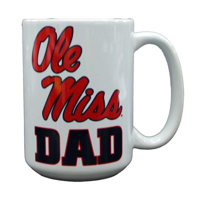 OLE MISS DAD GRANDE CERAMIC COFFEE MUG