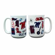 OLE MISS GOOD VIBES 15 OZ MUG