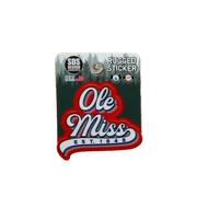 2 INCH OLE MISS SHADOW SCRIPT 1848 RIBBON RUGGED STICKER