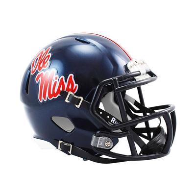 NAVY OLE MISS MINI HELMET