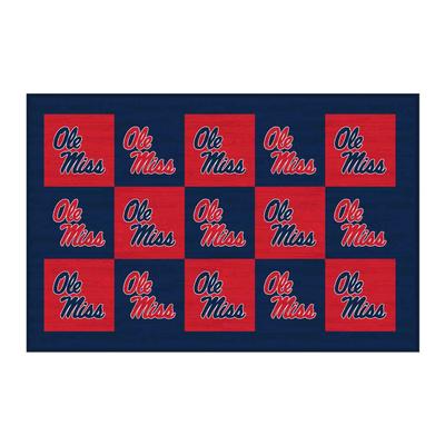 30`X46` STACKED OLE MISS MAT