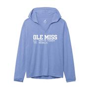 OLE MISS HOTTY TODDY UM JERSEY SLUB HOODED TEE