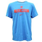 SS SCRIPT M OLE MISS ATHLETICS DRI FIT COTTON TEE