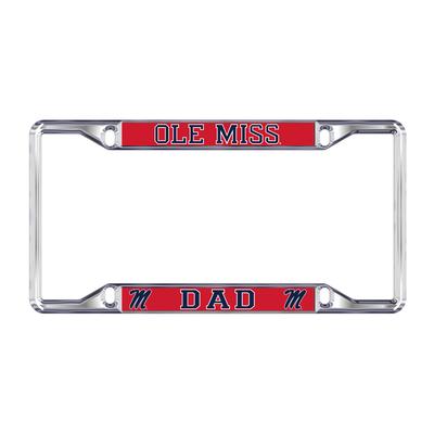 OLE MISS DAD LICENSE PLATE FRAME