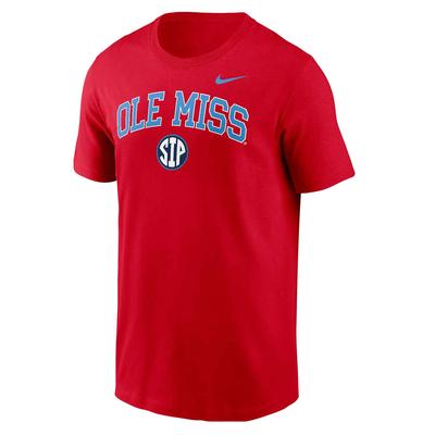 BLOCK OLE MISS OVER SIP SS CORE TEE