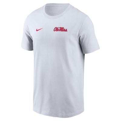 SS SCRIPT OLE MISS LEGEND TEE WHITE