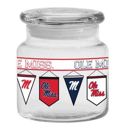 16 OZ OLE MISS PENNENT APOTHECARY JAR