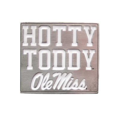 HOTTY TODDY PEWTER CAR EMBLEM 